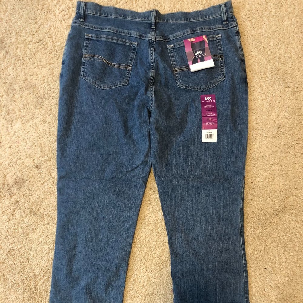 Lee Riders Women Classic Straight Jeans 18W M